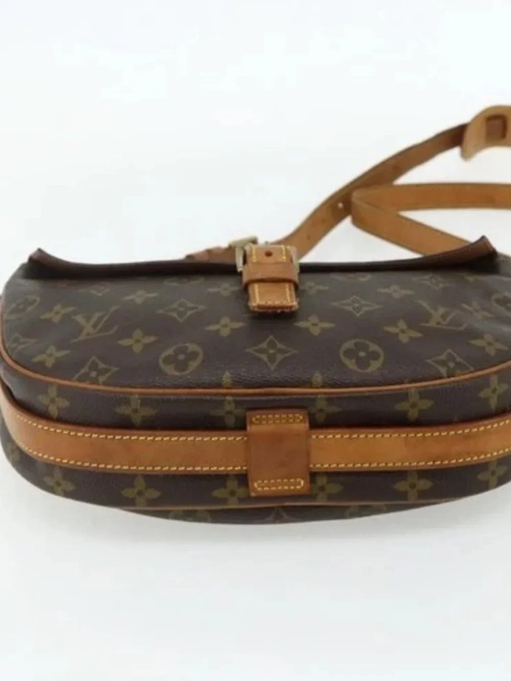 LOUIS VUITTON Monogram Jeune Fille GM Shoulder Bag M51225 LV Auth ep14236